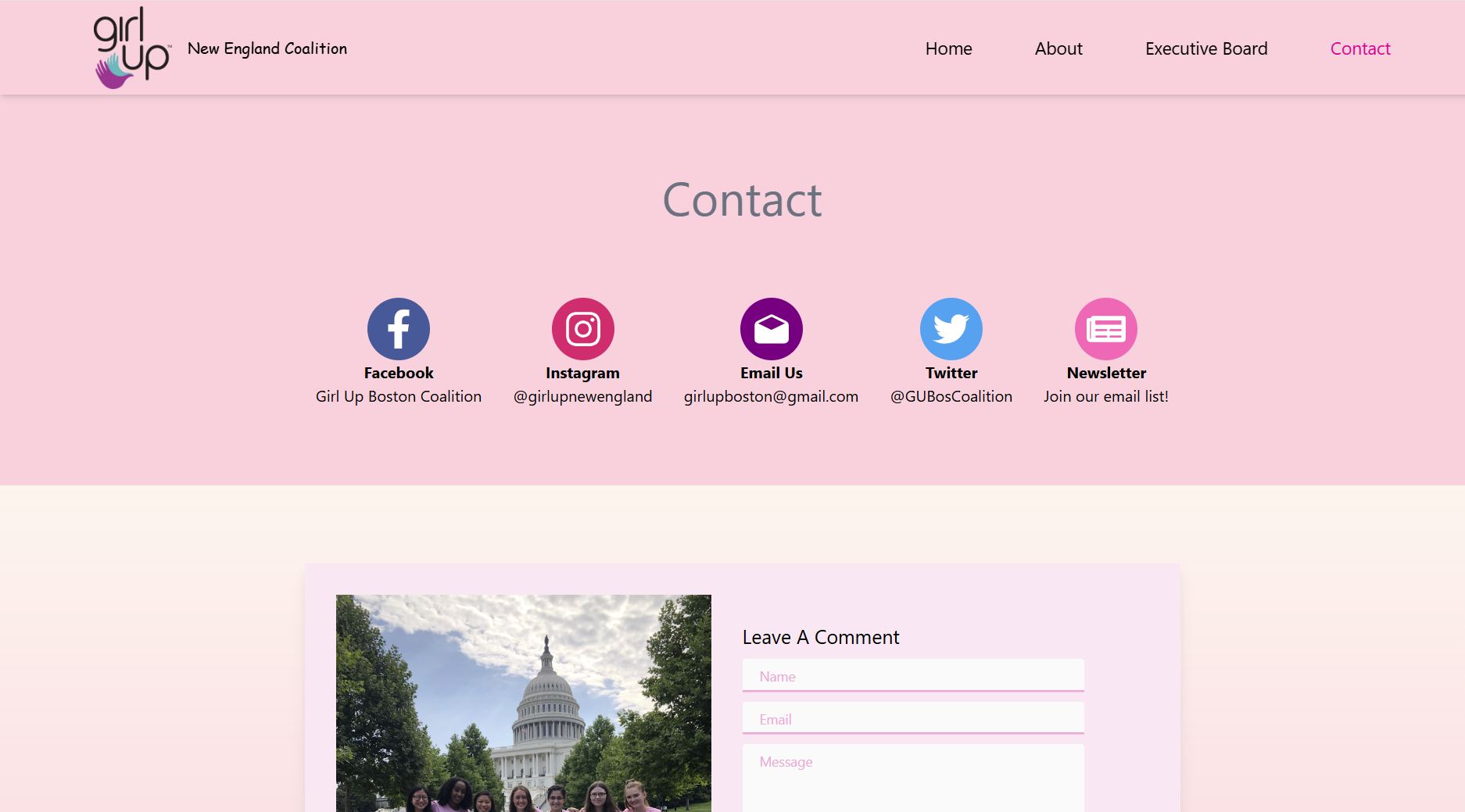 Girl Up New England Coalition Official Website